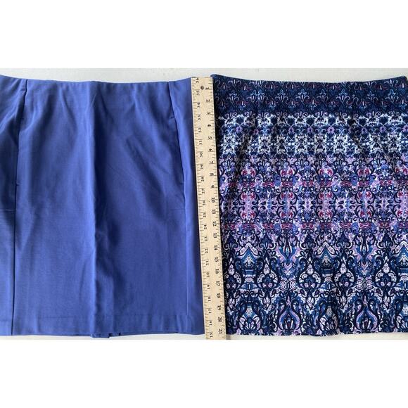 J.Jill Pencil Skirts Womens Size Medium Set of 2 Office Work Career Stretch - Picture 7 of 9